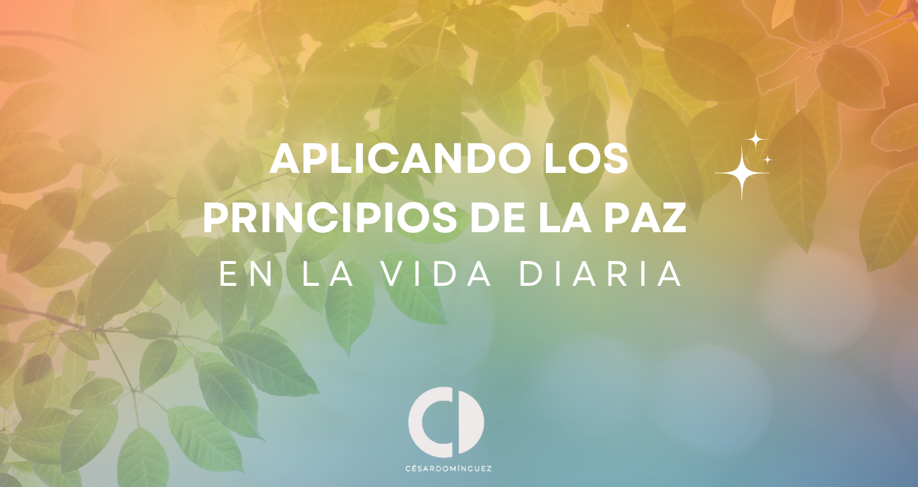 Aplicando los Principios de la Paz en la Vida Diaria